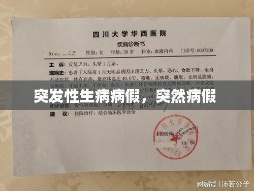 突發(fā)性生病病假，突然病假 