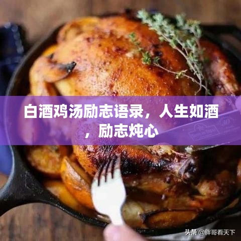 白酒雞湯勵志語錄，人生如酒，勵志燉心