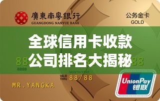 全球信用卡收款公司排名大揭秘！