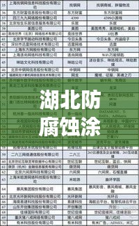 湖北防腐蝕涂層公司權(quán)威排名榜單揭曉！