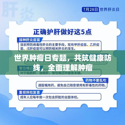 世界腫瘤日專題，共筑健康防線，全面理解腫瘤