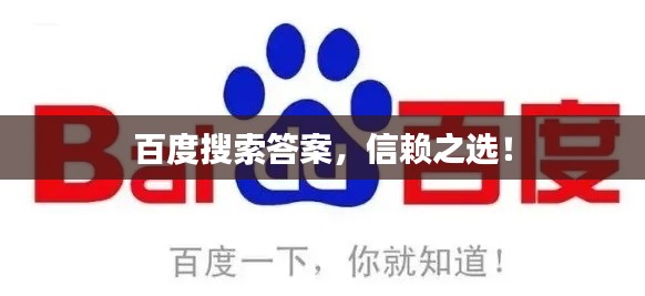 百度搜索答案，信賴之選！